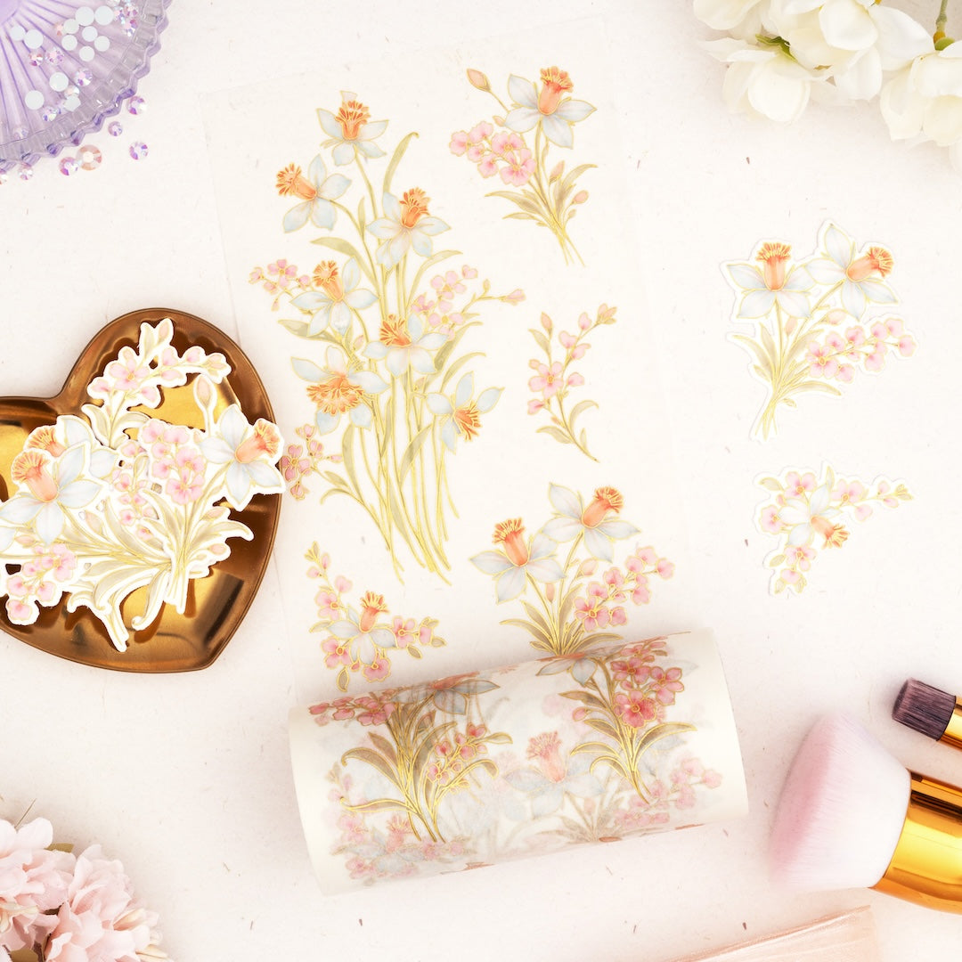 Pinkfresh Studio Whispering Daffodils Washi Tape 322126