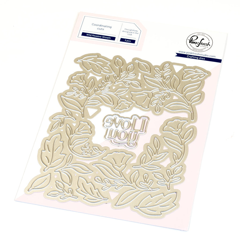 Pinkfresh Studio Wild Meadow Wreath Dies 310925