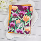 Pinkfresh Studio You Are My Rainbow Stamps And Dies Bundle In My Thoughts Card | color-code:ALT03