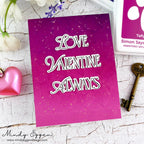Simon Says Stamp Embossing Folder Pinnacle Hearts sf460 To Be Loved Love Card | color-code:ALT07
