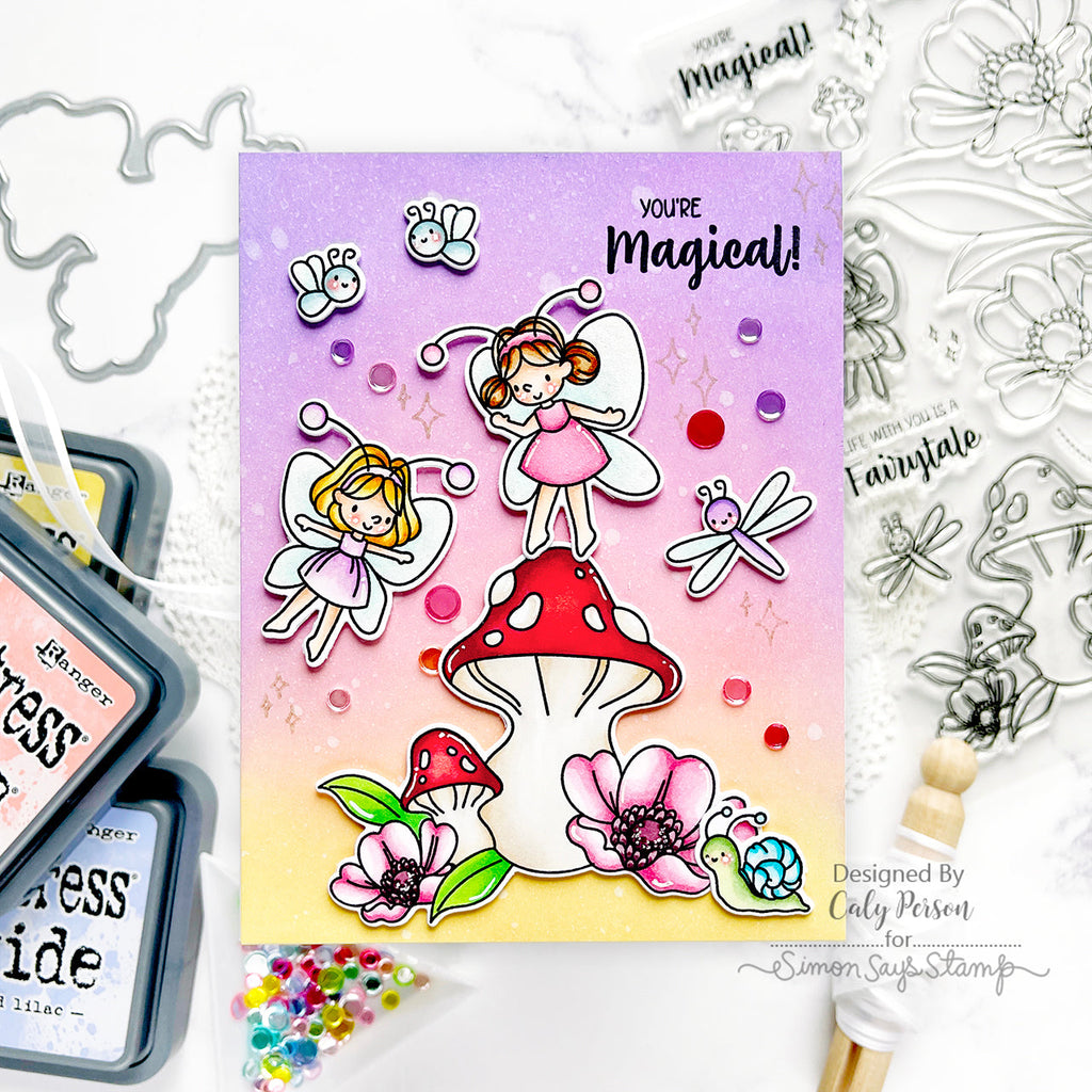 Simon Says Stamp Pixie Dust Wafer Dies 1262sdc To Be Loved Friend Card | color-code:ALT02