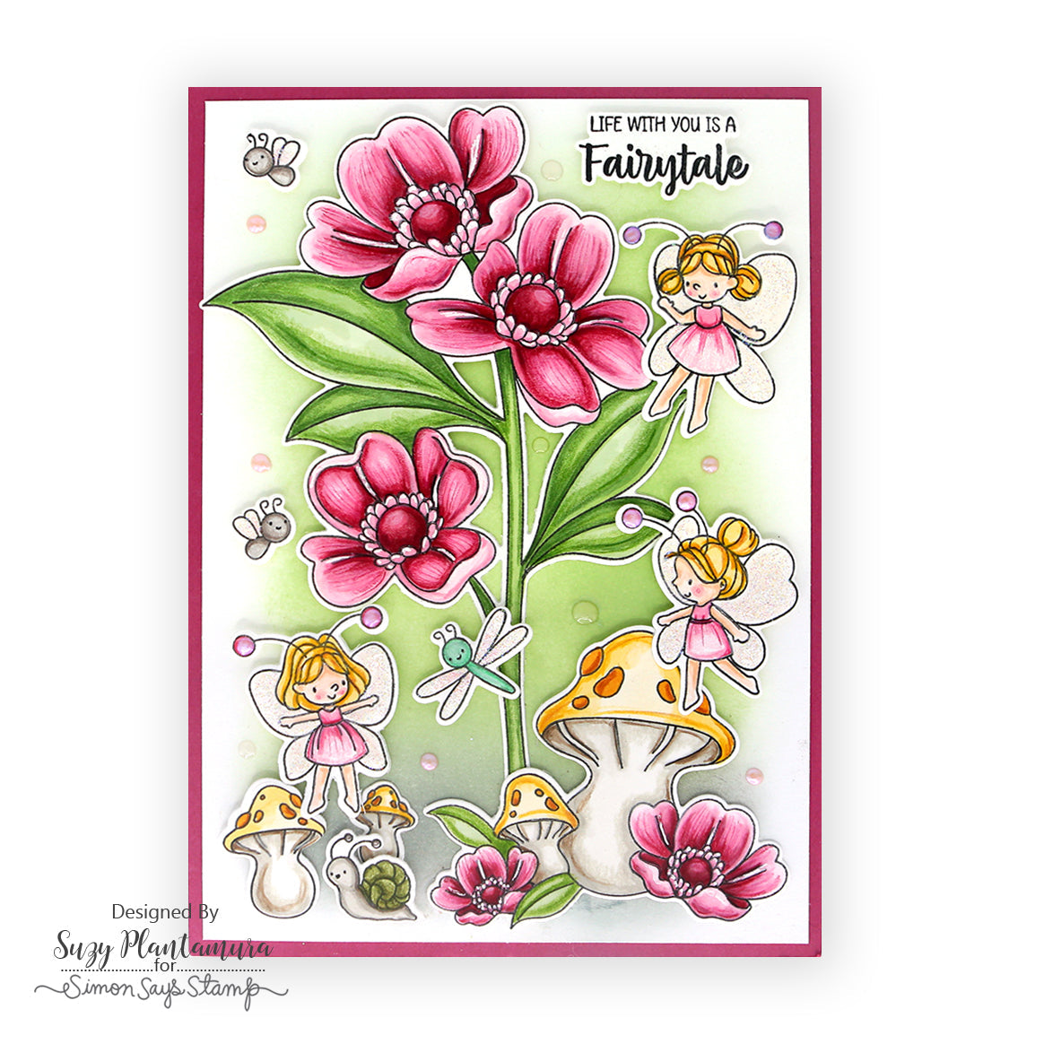 Simon Says Clear Stamps Pixie Dust 2167ssc To Be Loved Love Card | color-code:ALT03