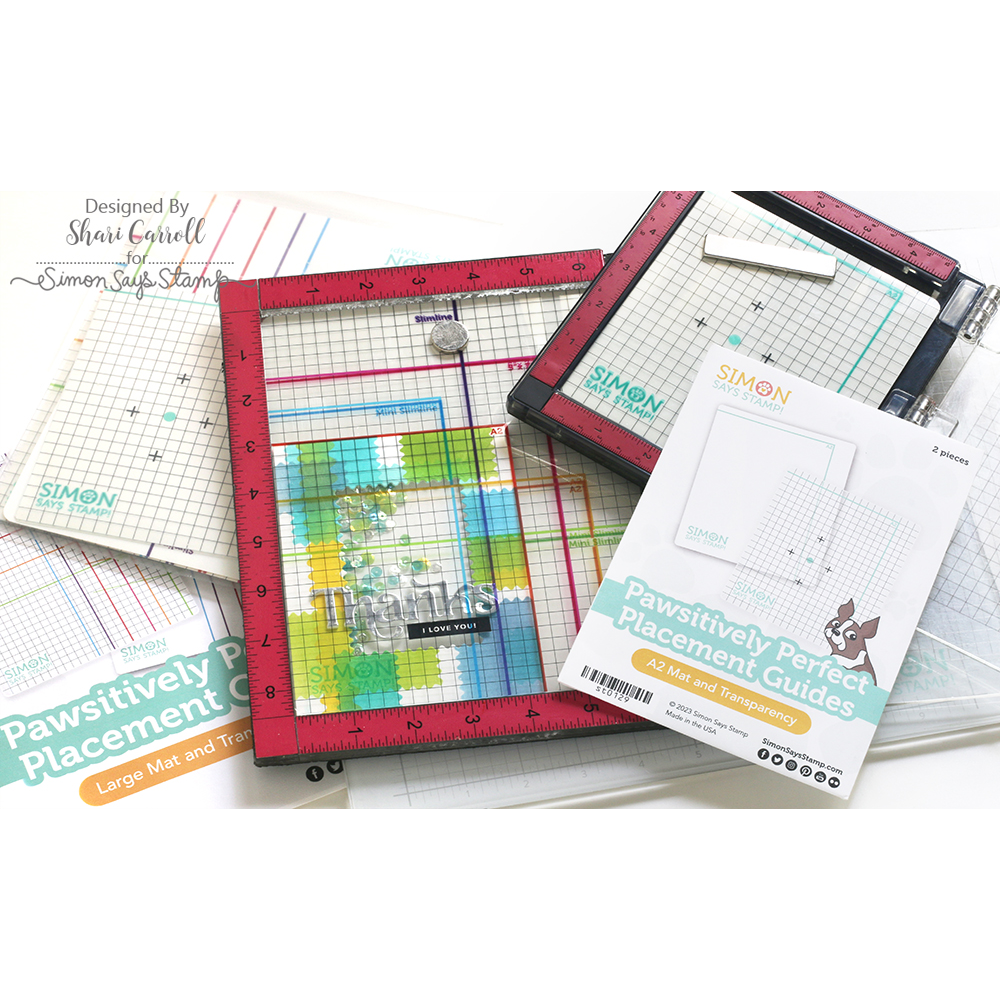 Simon Says Stamp Pawsitively Perfect Placement Guides A2 Mat And Transparency st0129 Out Of This World | color-code:ALT01