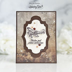 Honey Bee Born To Fly Cling Stamps hbst-597 You're Just Plane Awesome Card