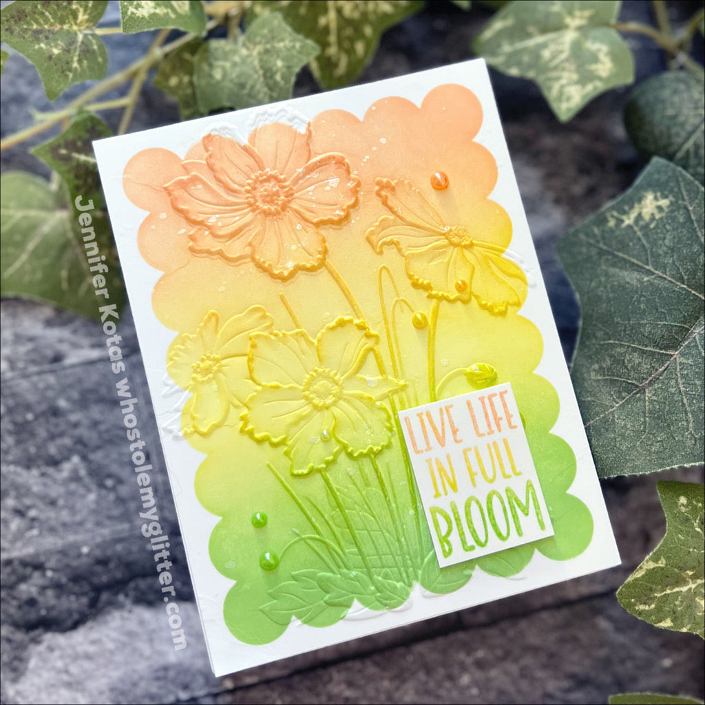 Simon Says Clear Stamps Plant Sentiments m302729 Just A Note Encouragement Card | color-code:ALT03