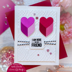 Simon Says Stamps and Dies Plaque Slides Love and Friendship set1148ps Heart to Heart Friend Card | color-code:ALT02