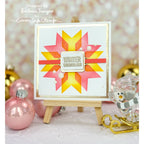 Simon Says Stamp Plaque Slides Wafer Dies 1351sdc Sugar and Spice Holiday Card