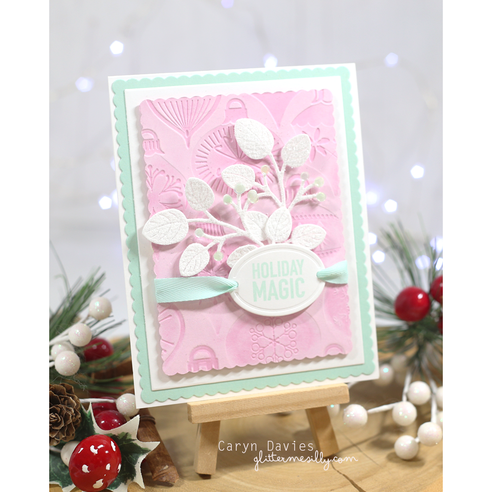 Simon Says Clear Stamps Plaque Slides Christmas 3240ssc Holiday Card | color-code:ALT03