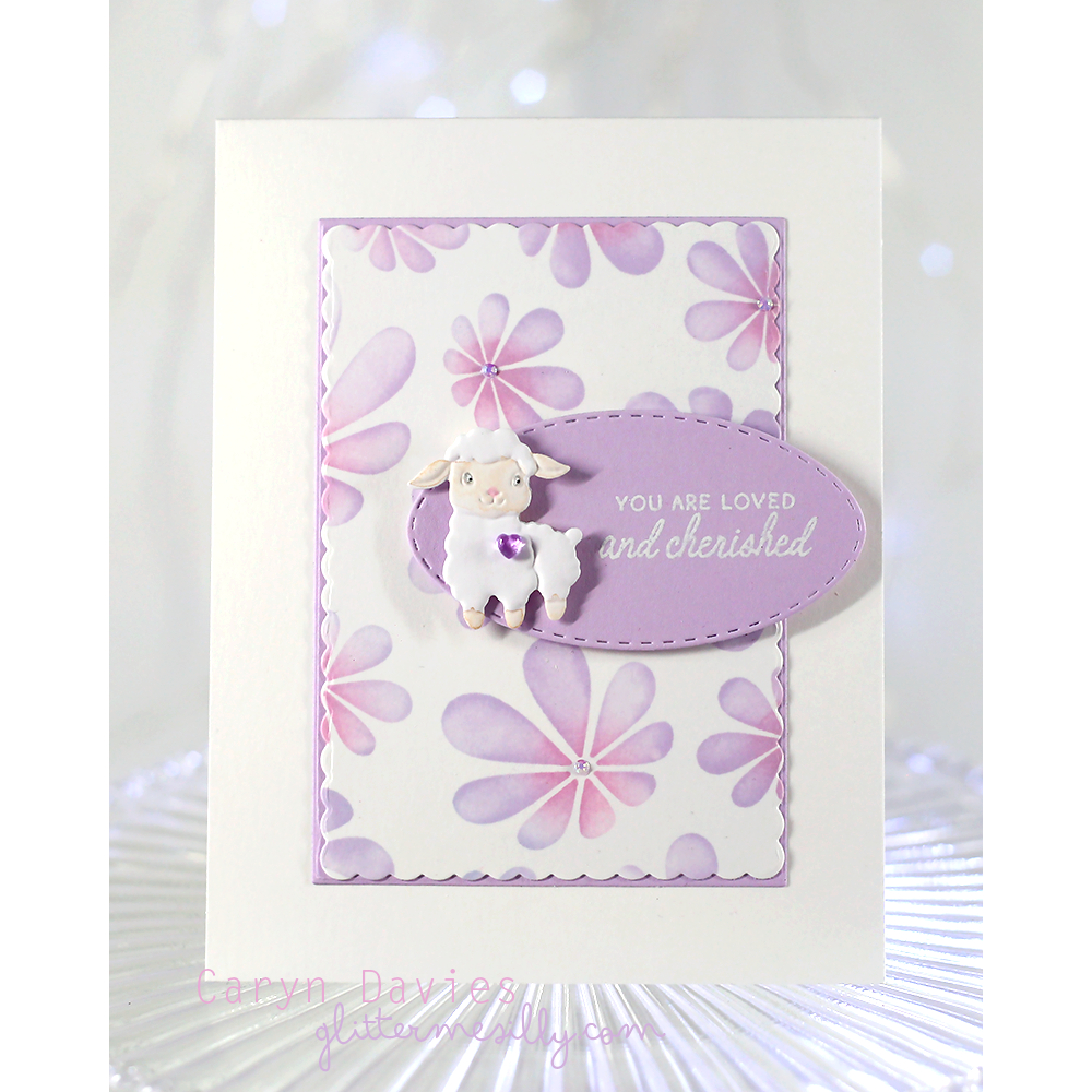 Simon Says Stamp Embossing Folder and Cutting Dies Playful Lambs sfd592 Beautiful Moments Love Card | color-code:ALT05