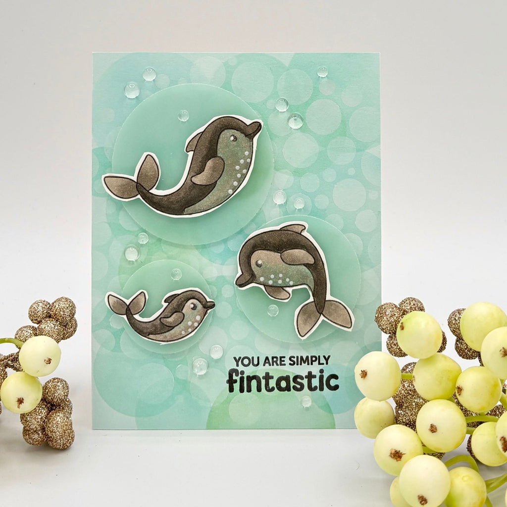 Simon Says Stamps and Dies Playful Dolphins set1004pd Friend Like You Friend Card | color-code:ALT05