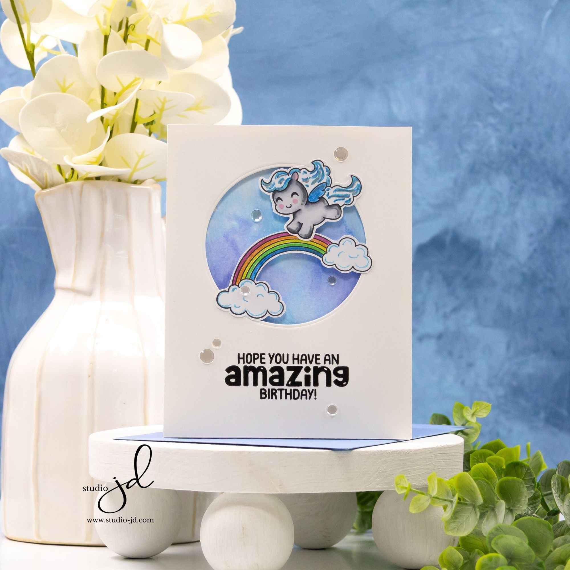 Simon Says Stamps and Dies Pocket Ponies set1006pp Friend Like You Birthday Card | color-code:ALT02