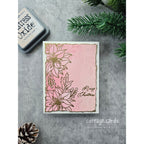 Simon Says Stamps and Dies Poinsettia Swag set886ps Festive Fun Christmas Card