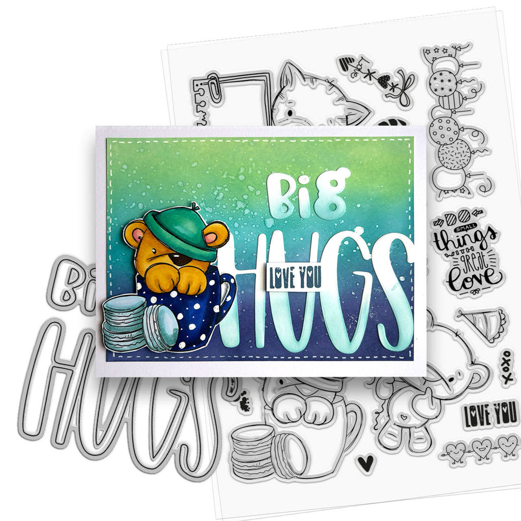 Polkadoodles Big Hugs Dies pd8867 hugs