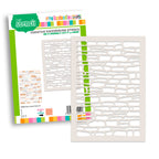 Polkadoodles Brick Stencil pd8843