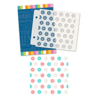 Polkadoodles Candy Twist 6x6 Stencil pd9207