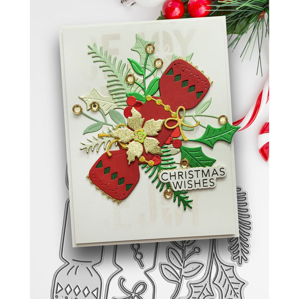 Polkadoodles Christmas Cracker Dies pd9051 christmas