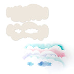 Polkadoodles Fluffy Clouds Duo Stencils pd9004