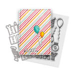 Polkadoodles Hip Hip Hooray Outline Dies pd8831 birthday