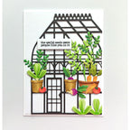 Polkadoodles Leafy fronds Dies pd8952 greenhouse