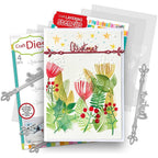 Polkadoodles Ornamental Message Dies pd8815 foliage