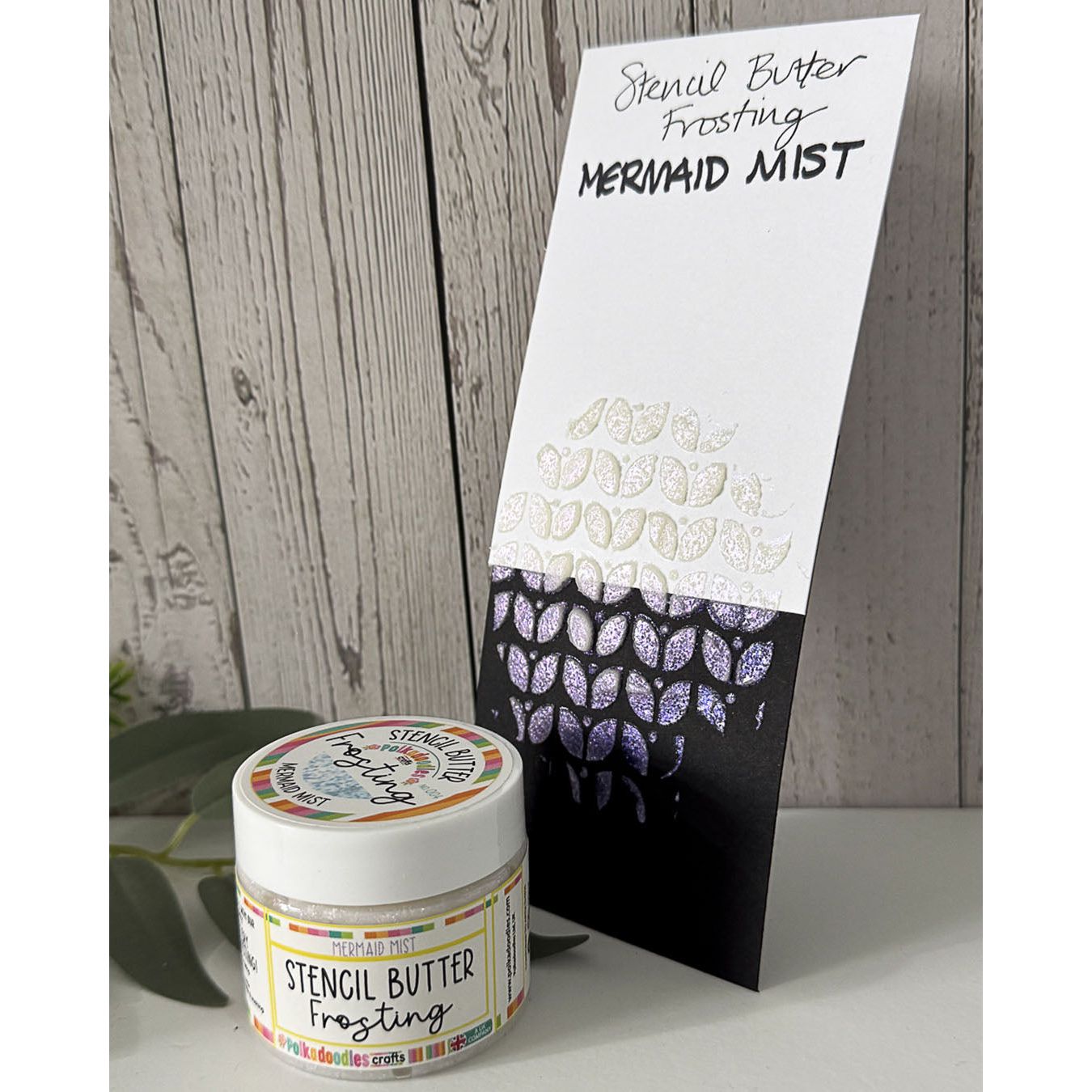 Polkadoodles Stencil Butter Frosting Mermaid Mist pd8966