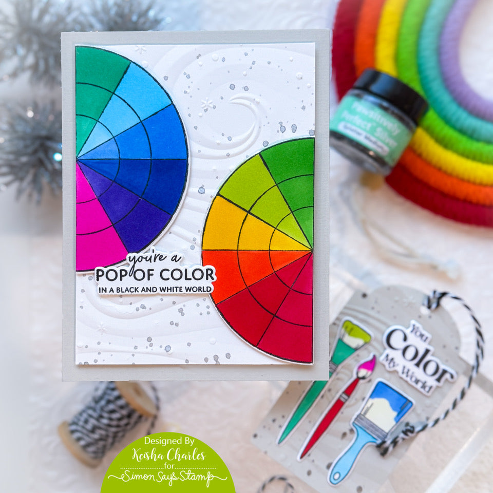 Simon Says Stamp Pop of Color Wafer Dies 1413sdc Heart to Heart Friend Card | color-code:ALT02