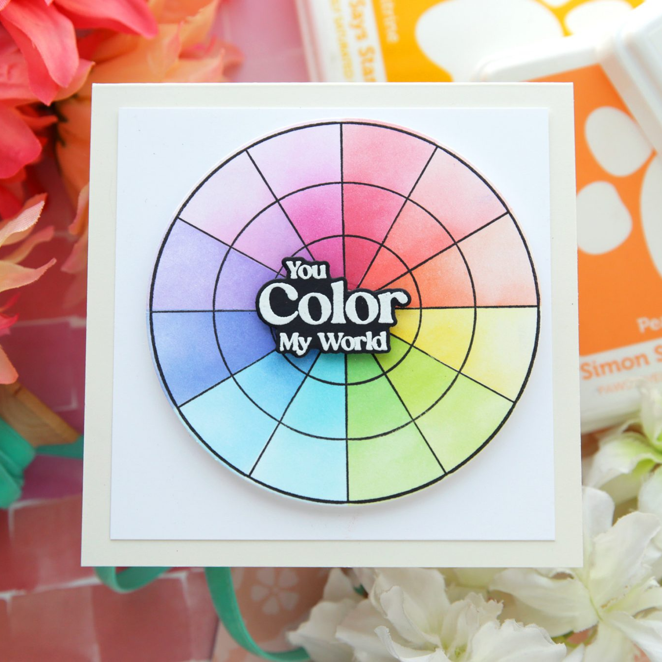 Simon Says Stamp Pop of Color Wafer Dies 1413sdc Heart to Heart Love Card | color-code:ALT01