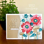 Simon Says Stamp Poppy Pods Wafer Dies 1314md Moments in Time We See You Card