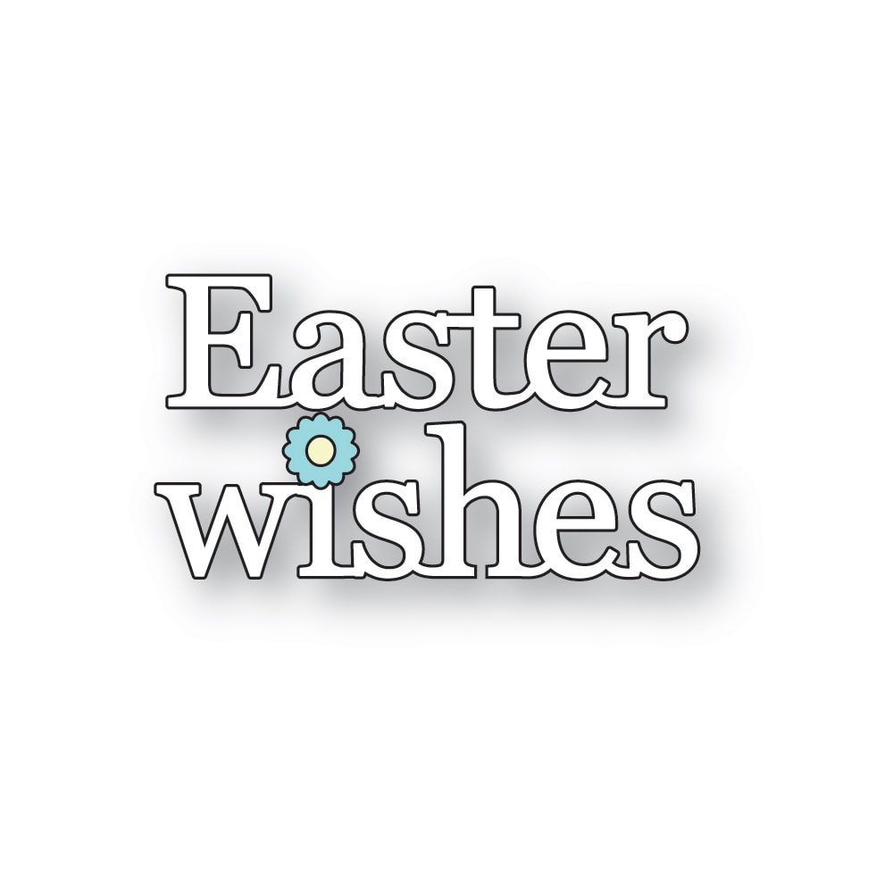 Poppy Stamps Easter Wishes Dies 2732