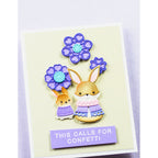 Poppy Stamps Heart Flowers Dies 2704 bunny