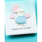 Poppy Stamps Heart Flowers Dies 2704 congratulations