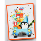 Poppy Stamps Joyride Car Dies 2697 car