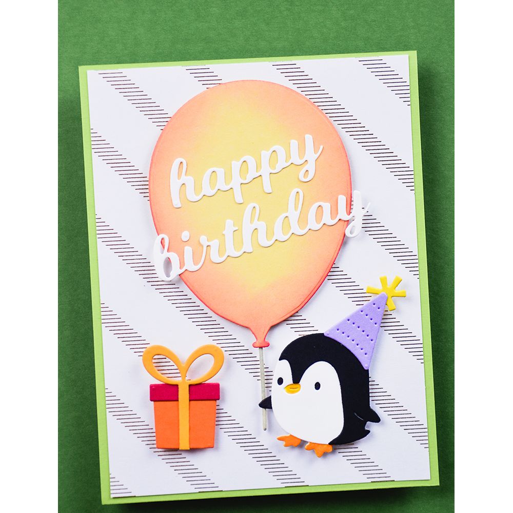 Poppy Stamps Jubilee Penguin Dies 2702 birthday