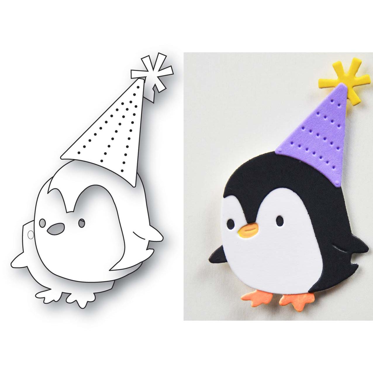 Poppy Stamps Jubilee Penguin Dies 2702 penguins