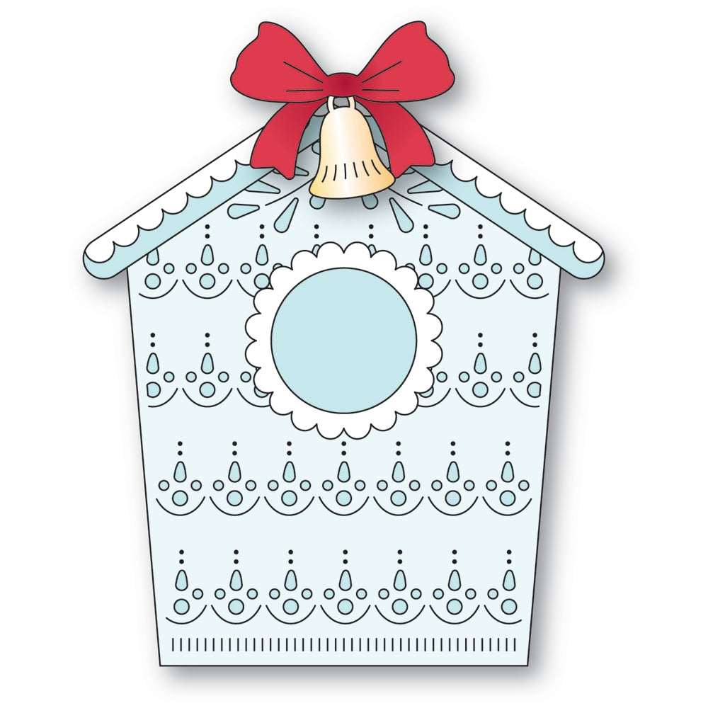 Poppy Stamps Nordic Birdhouse Dies 2802