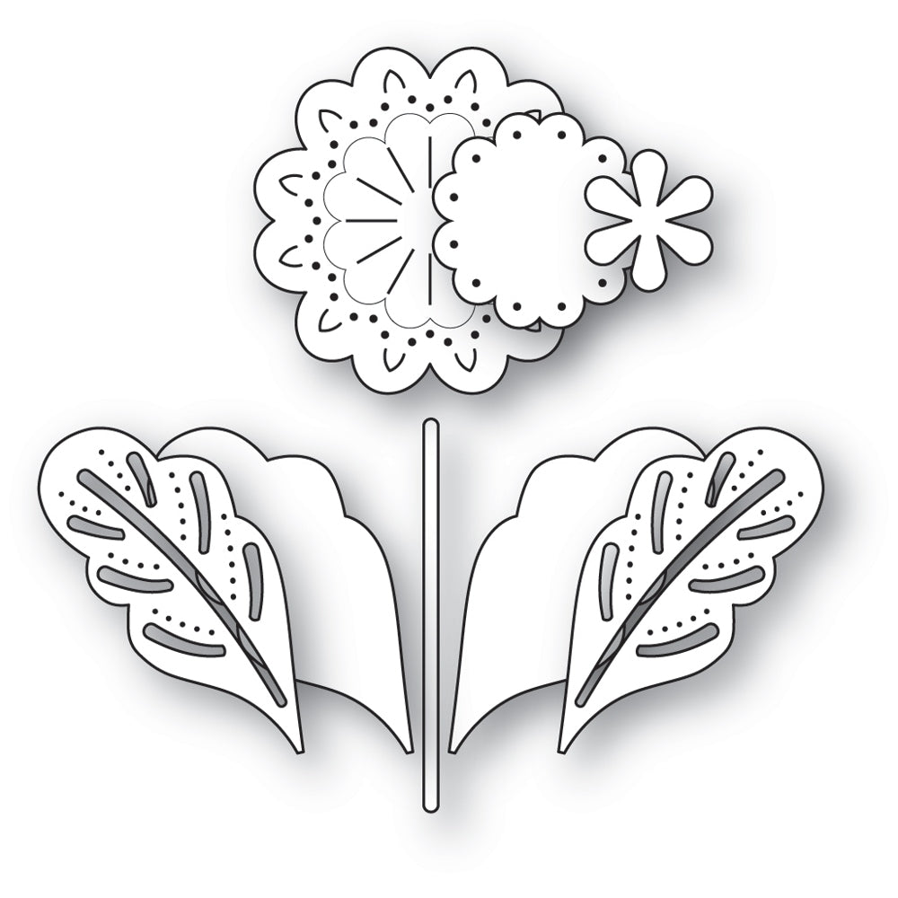 Poppy Stamps Nordic Luminelle Flower Dies 2763