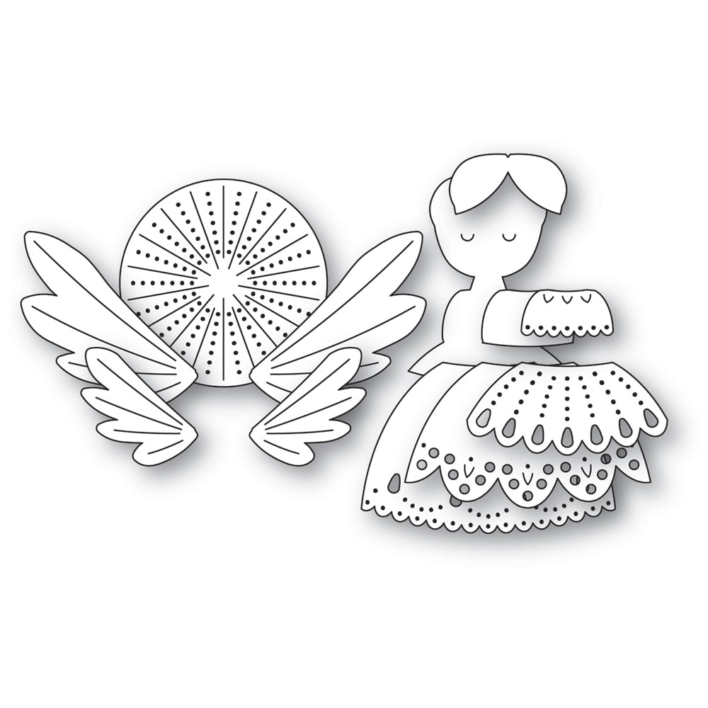 Poppy Stamps Nordic Sweet Angel Dies 2748 layer