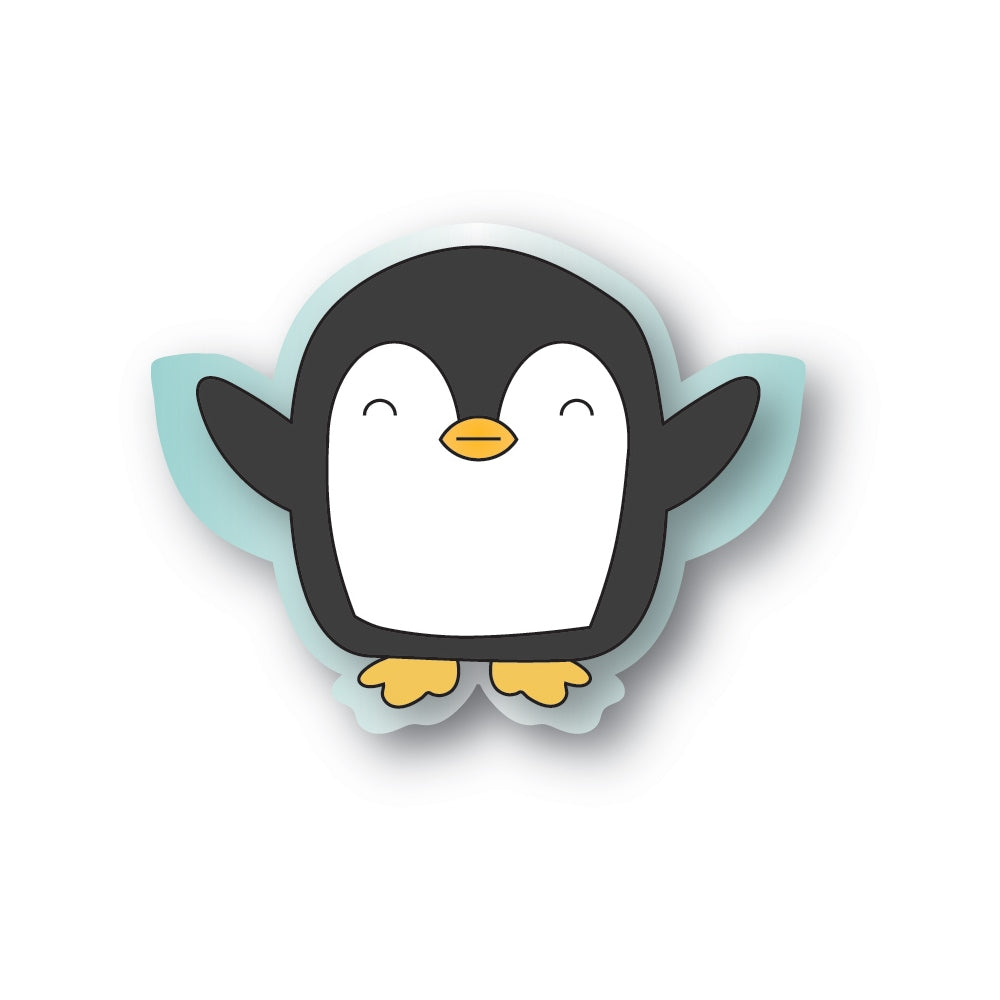 Poppy Stamps Snow Angel Penguin Dies 2800