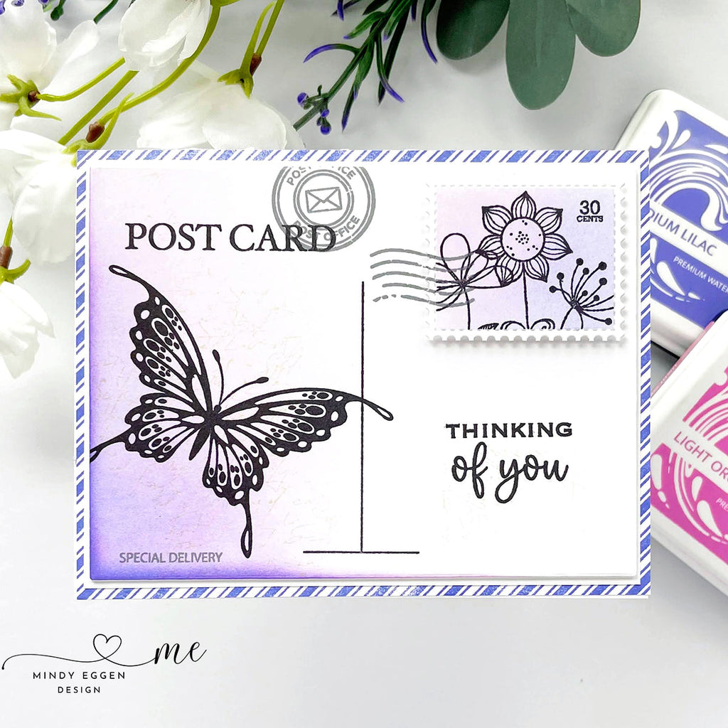 Gina K Designs Post Cards and More Clear Stamps gkd218 Thinking of You | color-code:ALT02