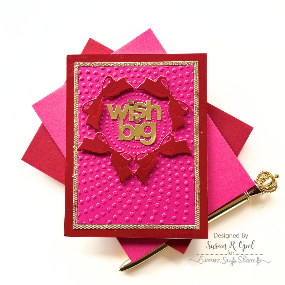Simon Says Stamp Pretty Bows Wafer Dies 1238sd Birthday Card