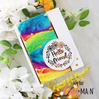 Pink and Main Water Gems Sparkling Watercolors Set 1 PME095 Hello Friend