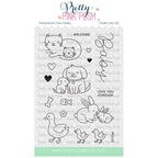 Pretty Pink Posh Baby Animals Clear Stamps