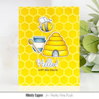 Pretty Pink Posh Bee Additions Dies hello