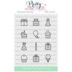 Pretty Pink Posh Birthday Icons Clear Stamps