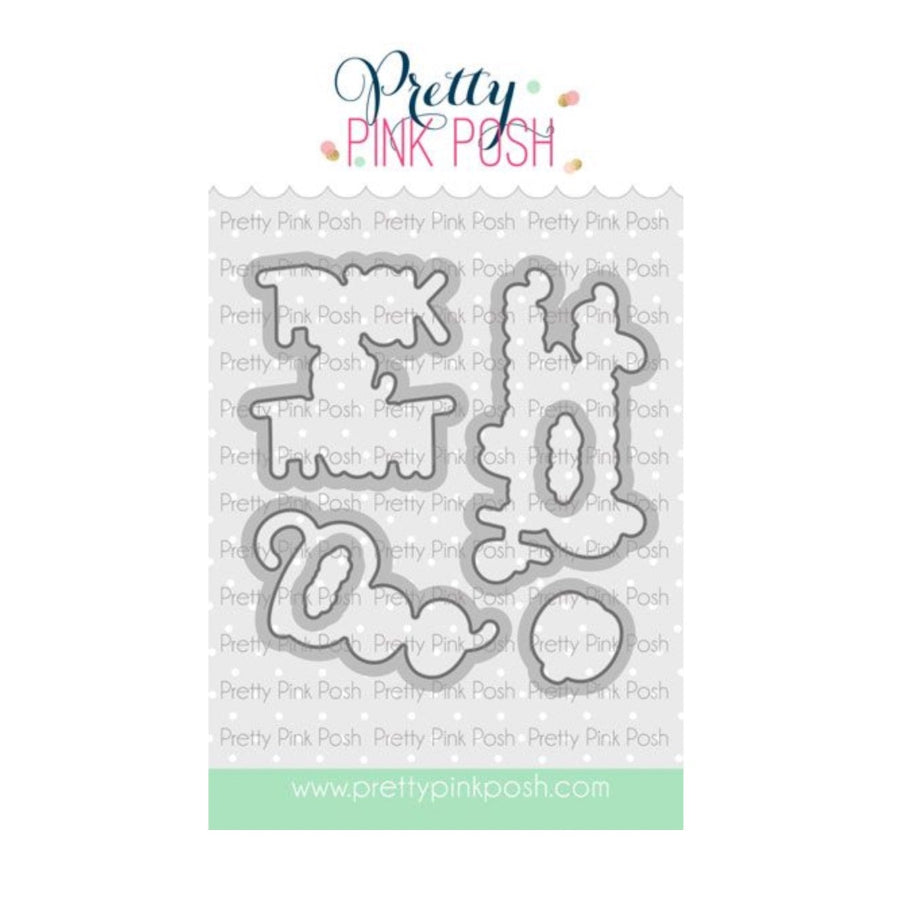 Pretty Pink Posh Boo Greetings Coordinating Dies