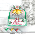 Pretty Pink Posh Christmas Bells Dies snowflakes