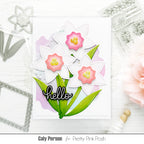 Pretty Pink Posh Daffodil Shaker Dies hello | color-code:ALT01