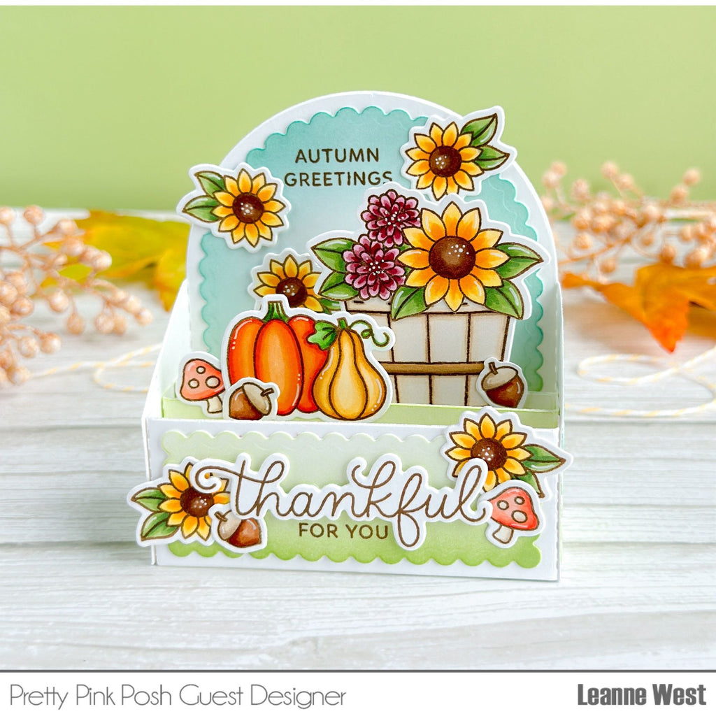 Pretty Pink Posh Fall Harvest Dies thankful