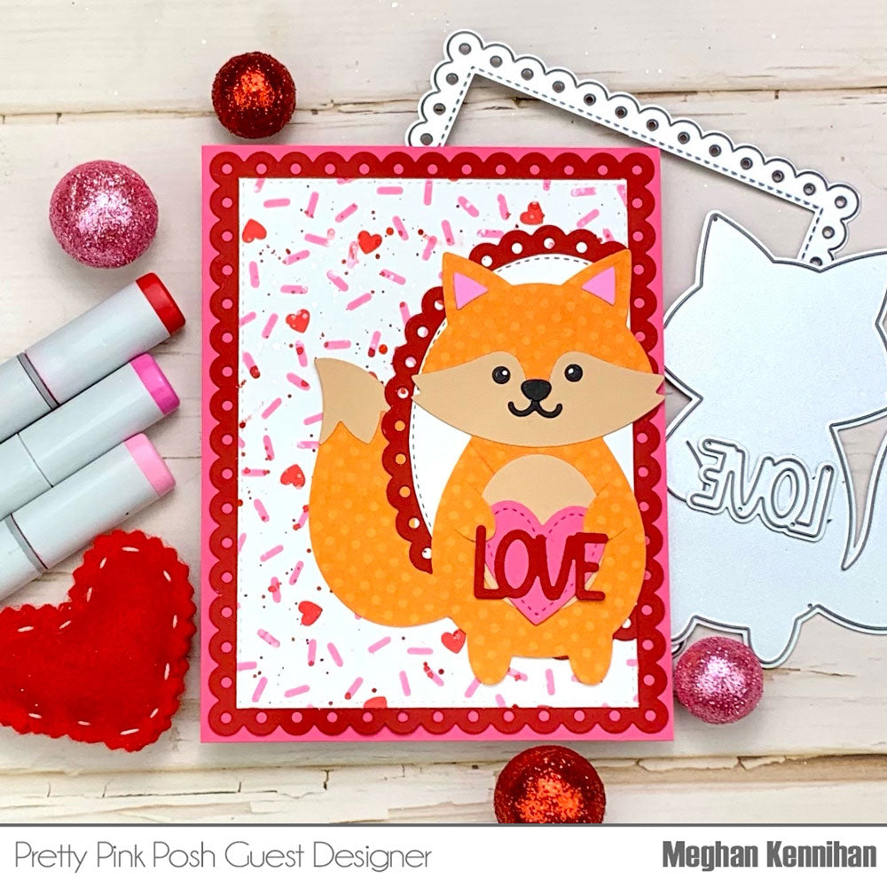 Pretty Pink Posh Fox Holder Dies love