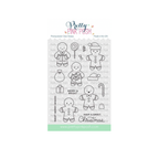 Pretty Pink Posh Gingerbread Friends Clear Stamps